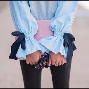 Who What Wear collection sweater blouse